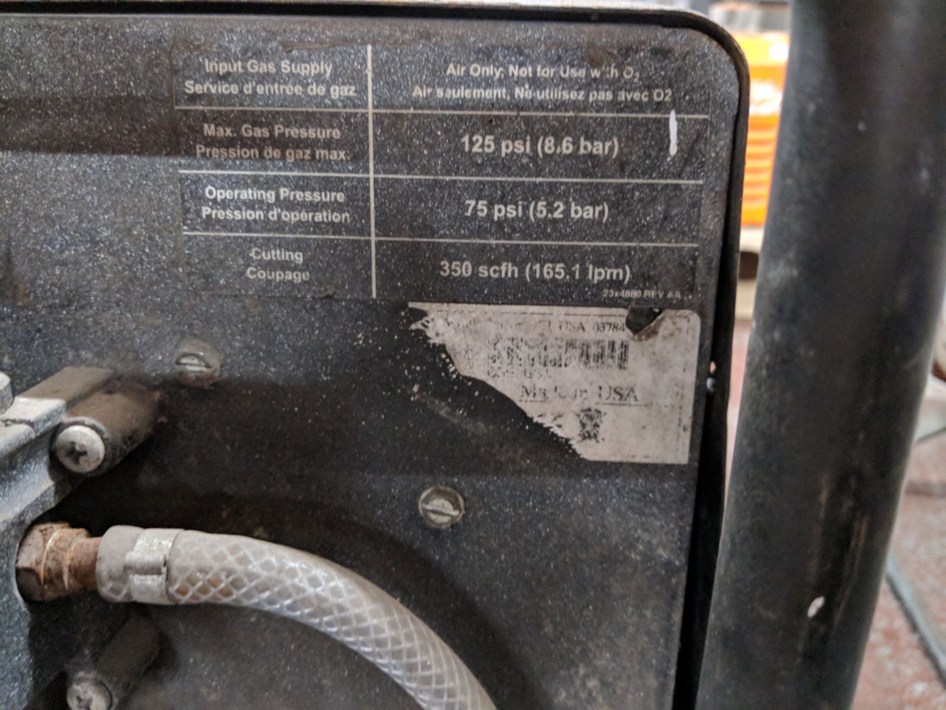 Compact 3 phase plasma cutter IMPORTANT: Please remember goods successfully bid upon must be paid - Image 6 of 7