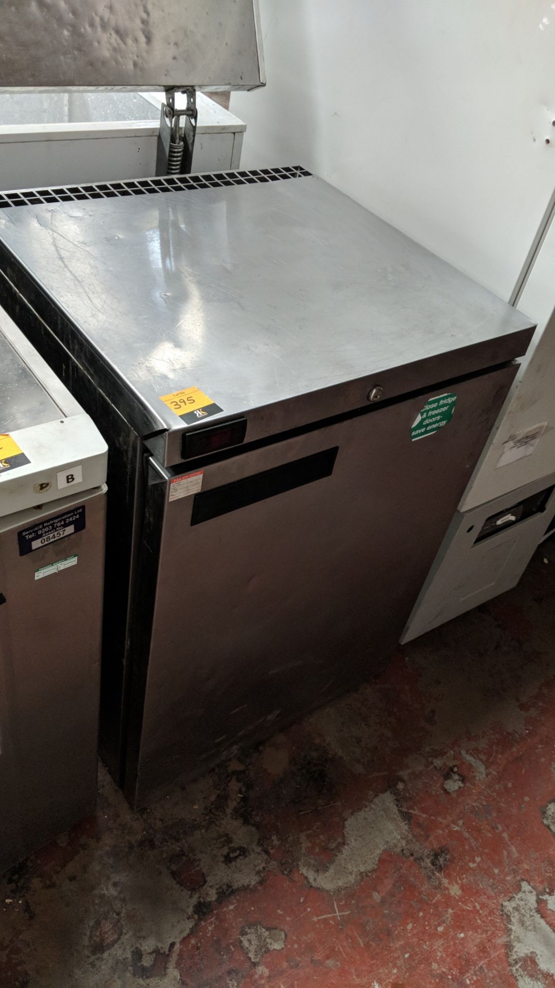 Williams stainless steel under counter fridge, model HP5SC IMPORTANT: Please remember goods