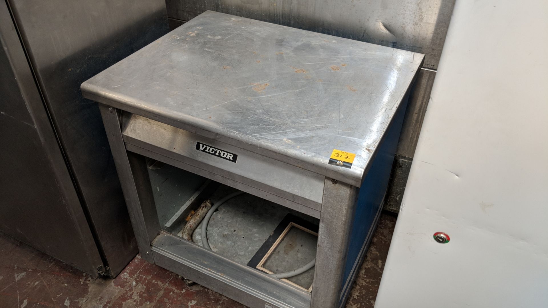 Victor stainless steel cupboard IMPORTANT: Please remember goods successfully bid upon must be