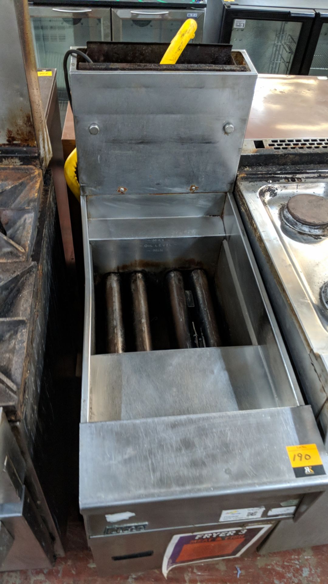Pitco stainless steel deep fat fryer, model SG14R-JS IMPORTANT: Please remember goods successfully - Bild 2 aus 4