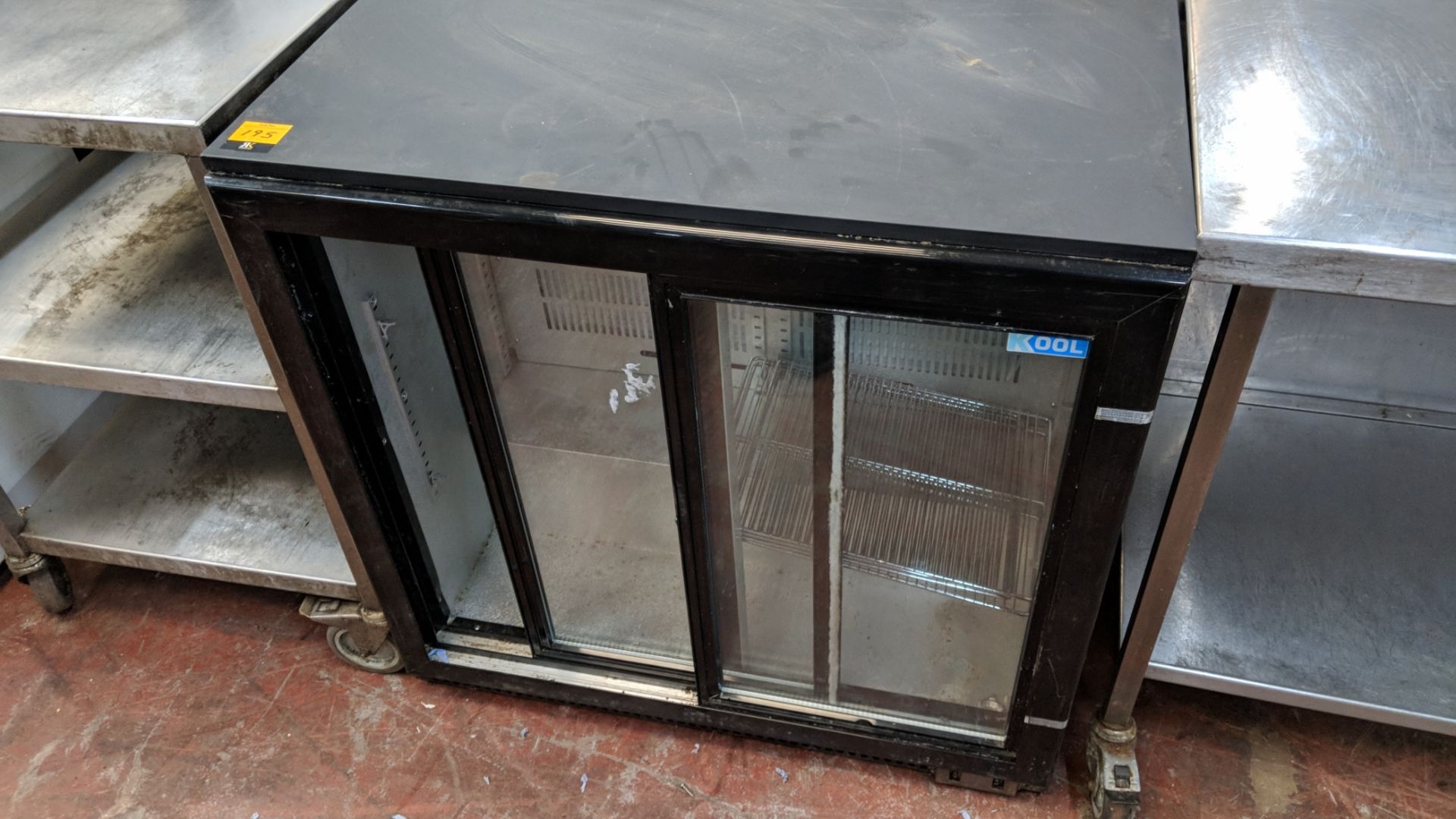 Kool black twin clear door back bar/bottle fridge IMPORTANT: Please remember goods successfully