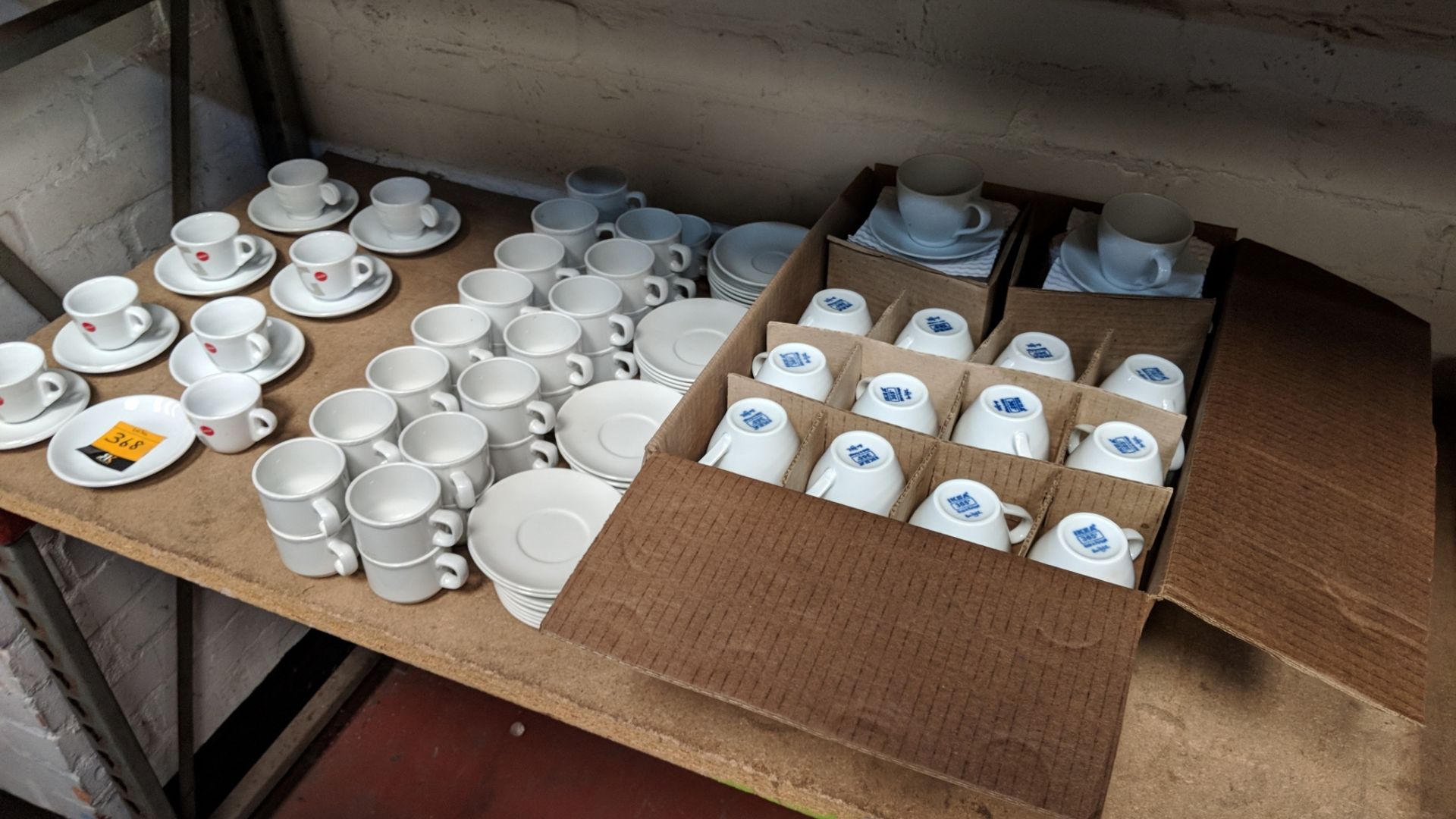Quantity of cups and saucers including box and the loose items located to the side NB. Mostly - Image 5 of 5