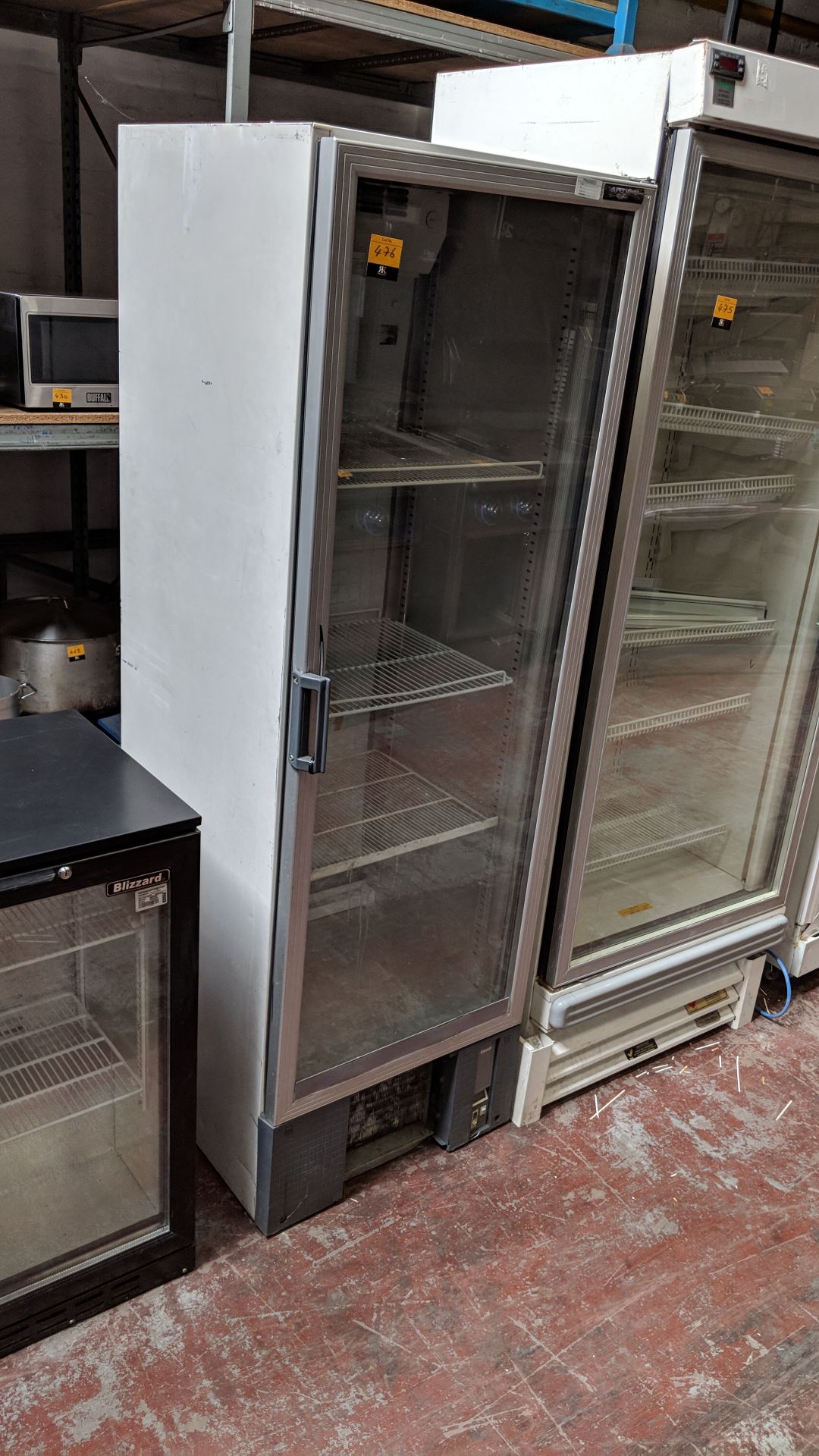 Artica tall single clear door fridge/freezer? IMPORTANT: Please remember goods successfully bid upon - Bild 2 aus 3