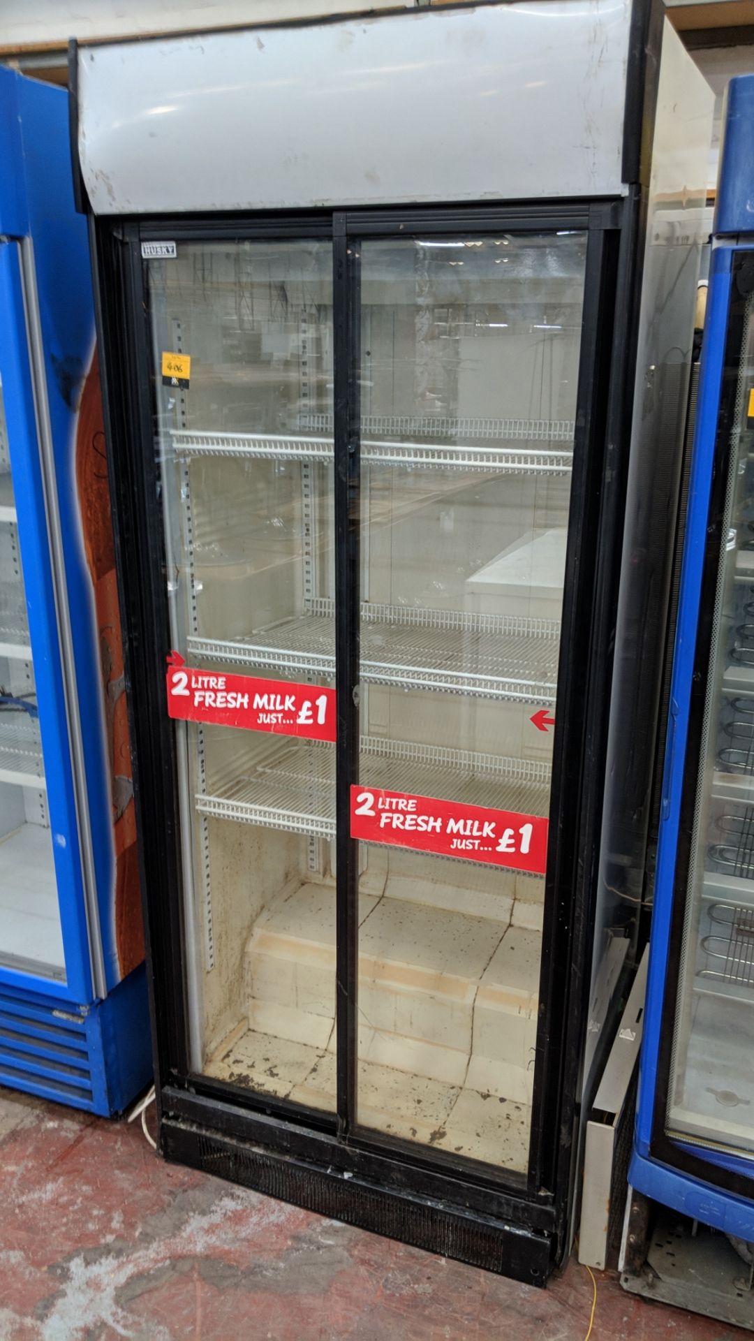 Husky twin clear sliding door fridge, model C892D IMPORTANT: Please remember goods successfully - Bild 4 aus 4