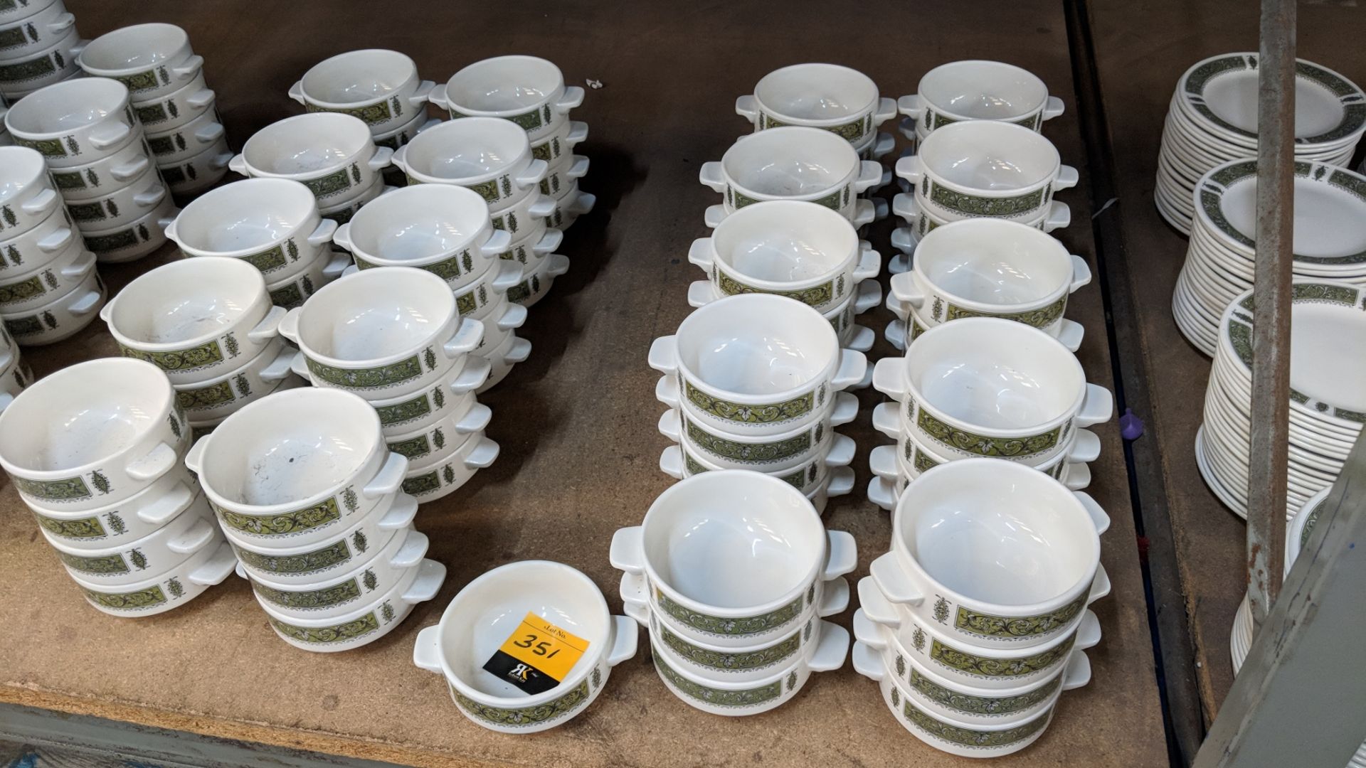 Contents of a bay of Steelite crockery comprising approx. 480 pieces in total, made up of soup - Image 12 of 12