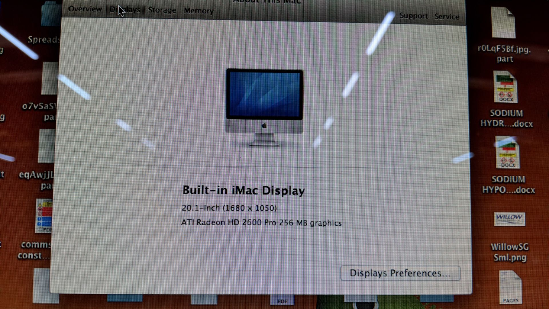 Apple iMac all in one computer with built-in 20" widescreen monitor, type A1224, EMC number 2210, - Image 5 of 7