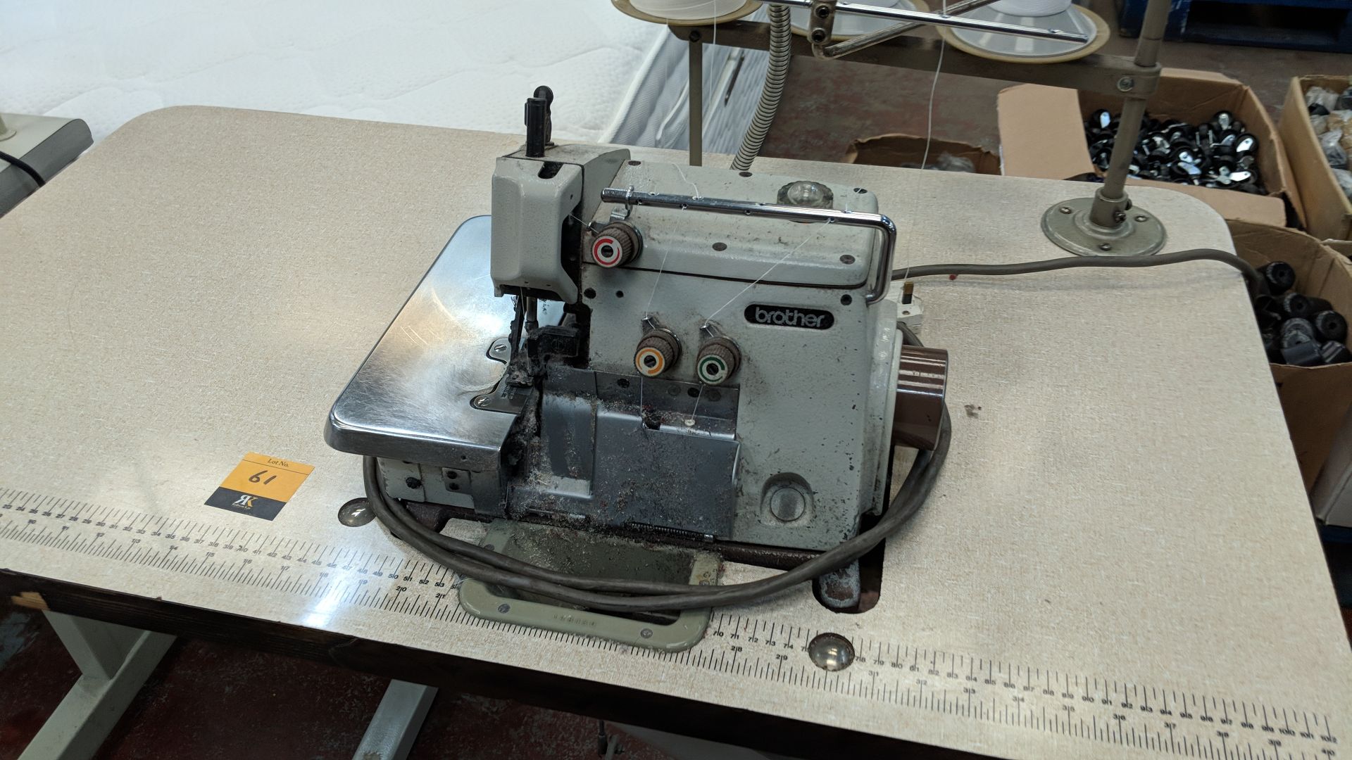 Brother overlocker sewing machine model EF4-B531-022-5 IMPORTANT: Please remember goods successfully - Image 2 of 4