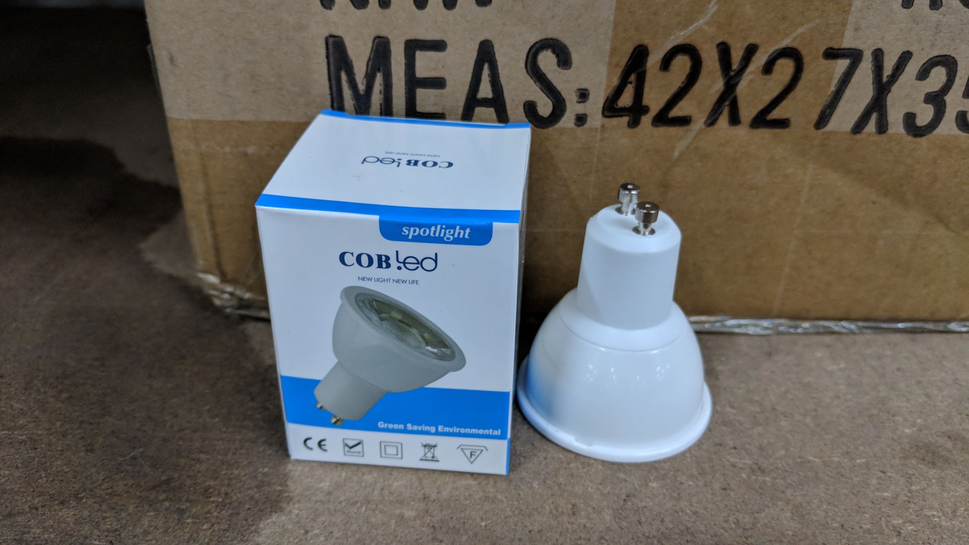 200 off GU10 LED dimmable 5W COB bulbs Natural White The vast majority of products in this auction - Image 2 of 4