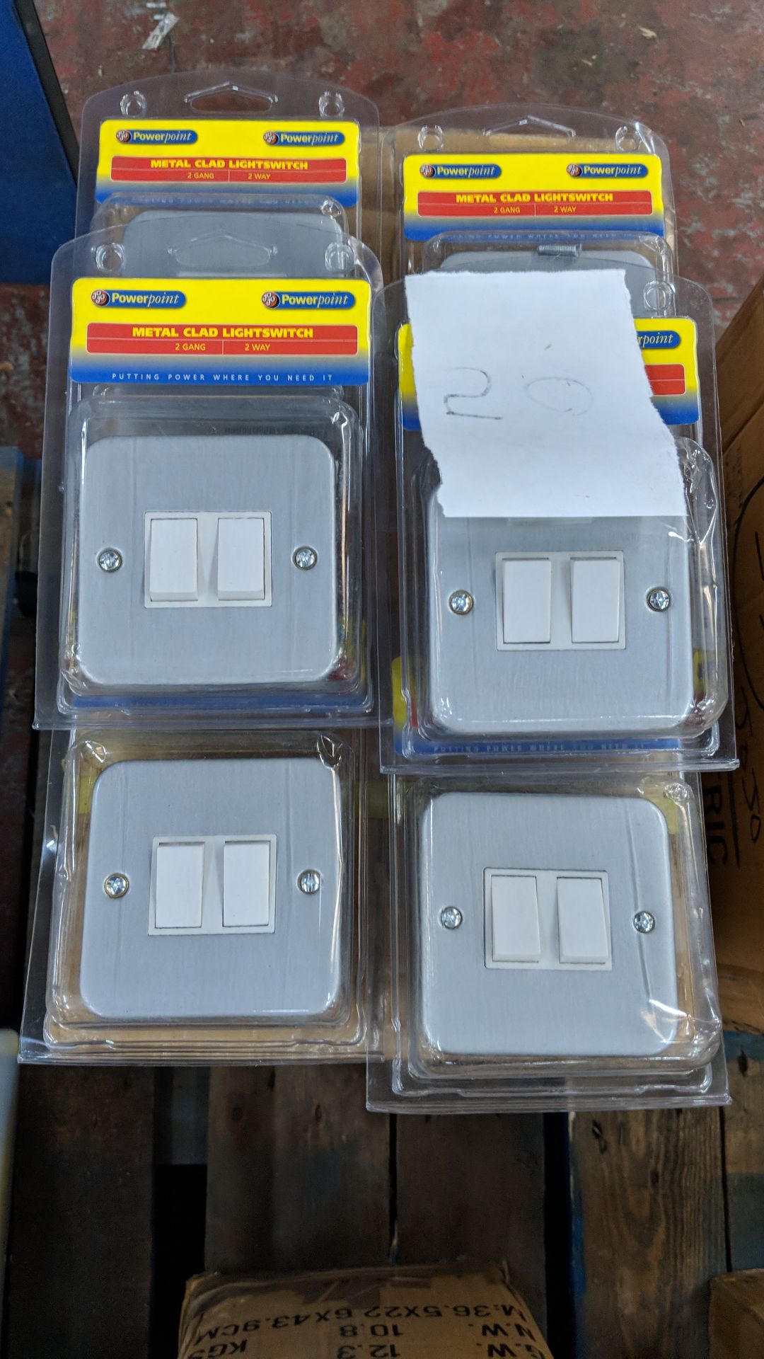 50 off JoJo Powerpoint metalclad light switches The vast majority of products in this auction appear - Image 2 of 2