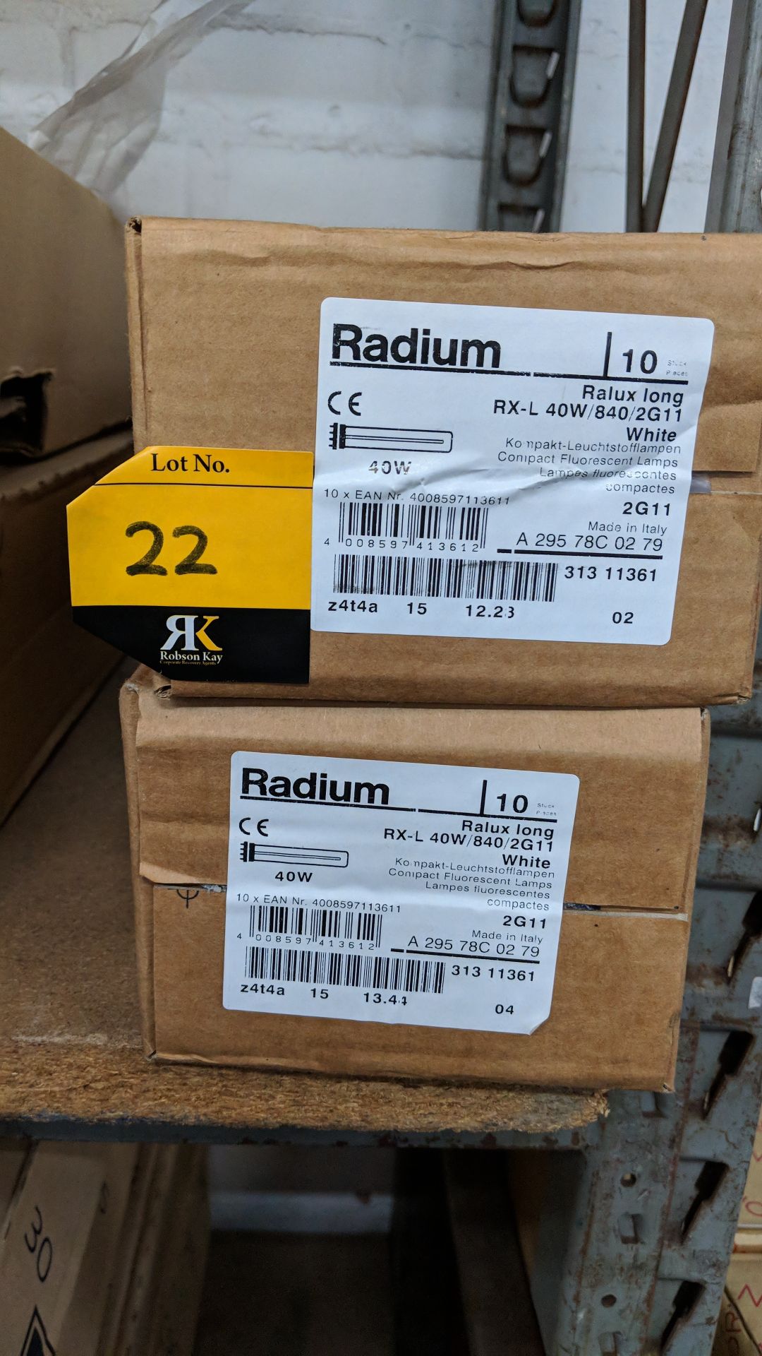 20 off Radium Ralux Long White RX-L 40W bulbs The vast majority of products in this auction appear - Image 2 of 2