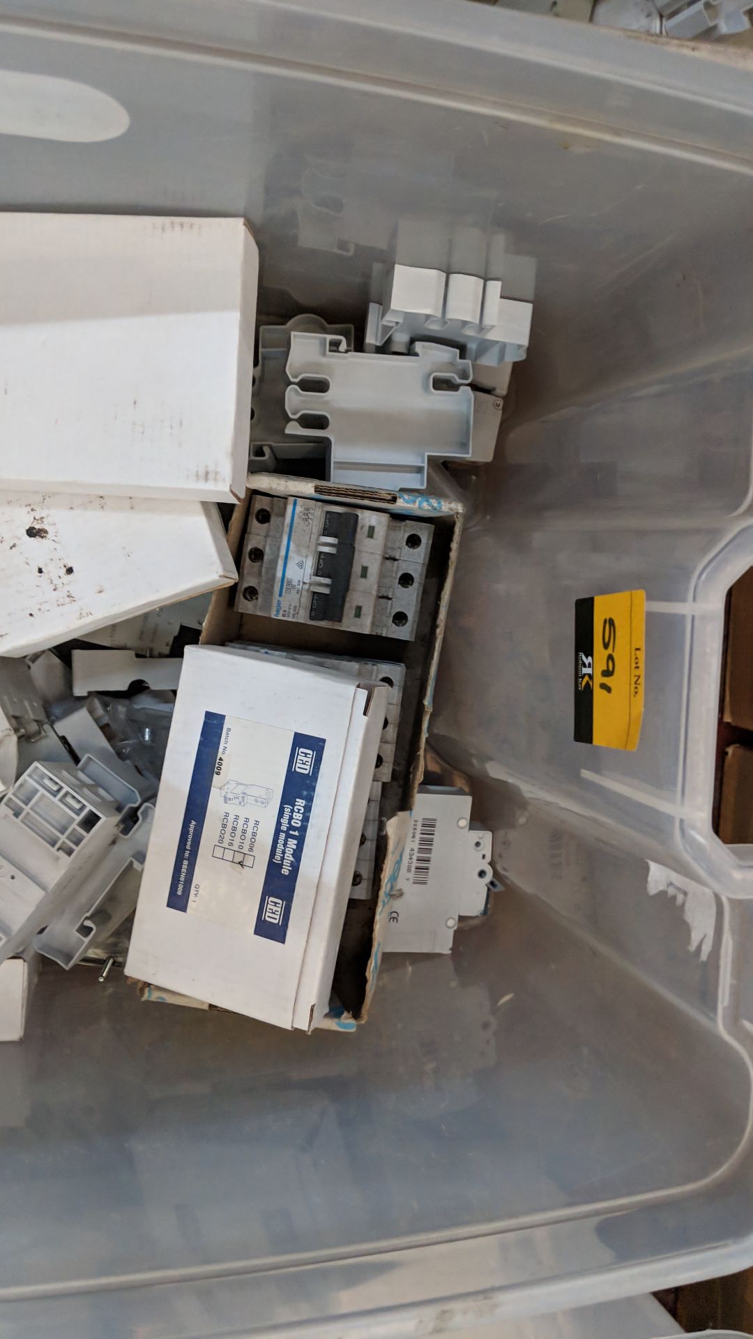 Contents of a crate of assorted fused switches - crate excluded The vast majority of products in - Image 4 of 5