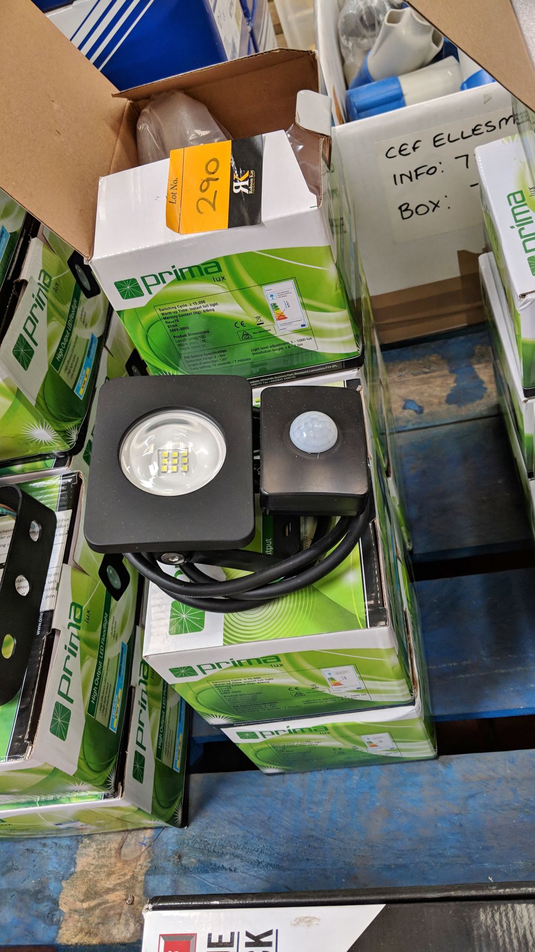 5 off Prima Lux IP65 High Output LED floodlights - 10W, 850 lumens with PIR sensors The vast - Image 2 of 3