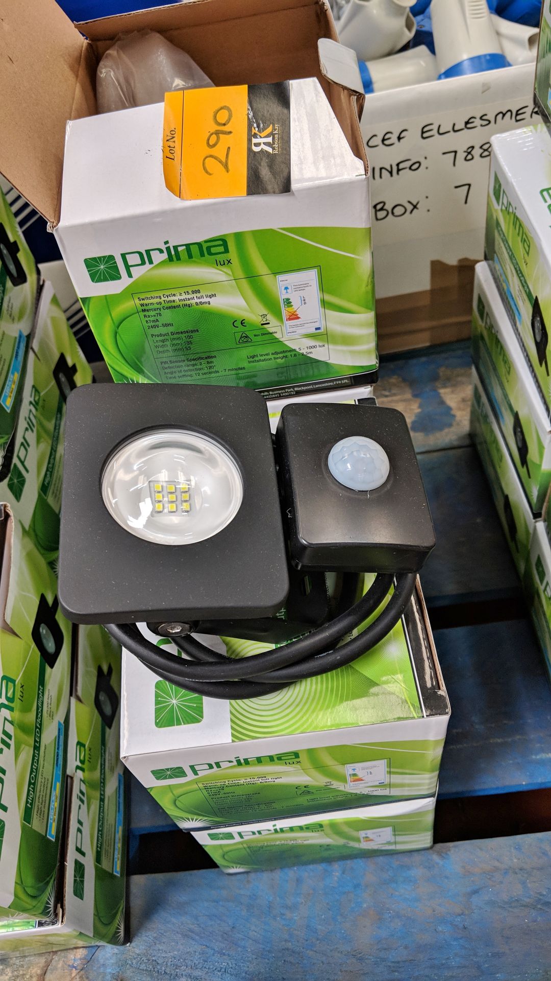 5 off Prima Lux IP65 High Output LED floodlights - 10W, 850 lumens with PIR sensors The vast - Image 3 of 3
