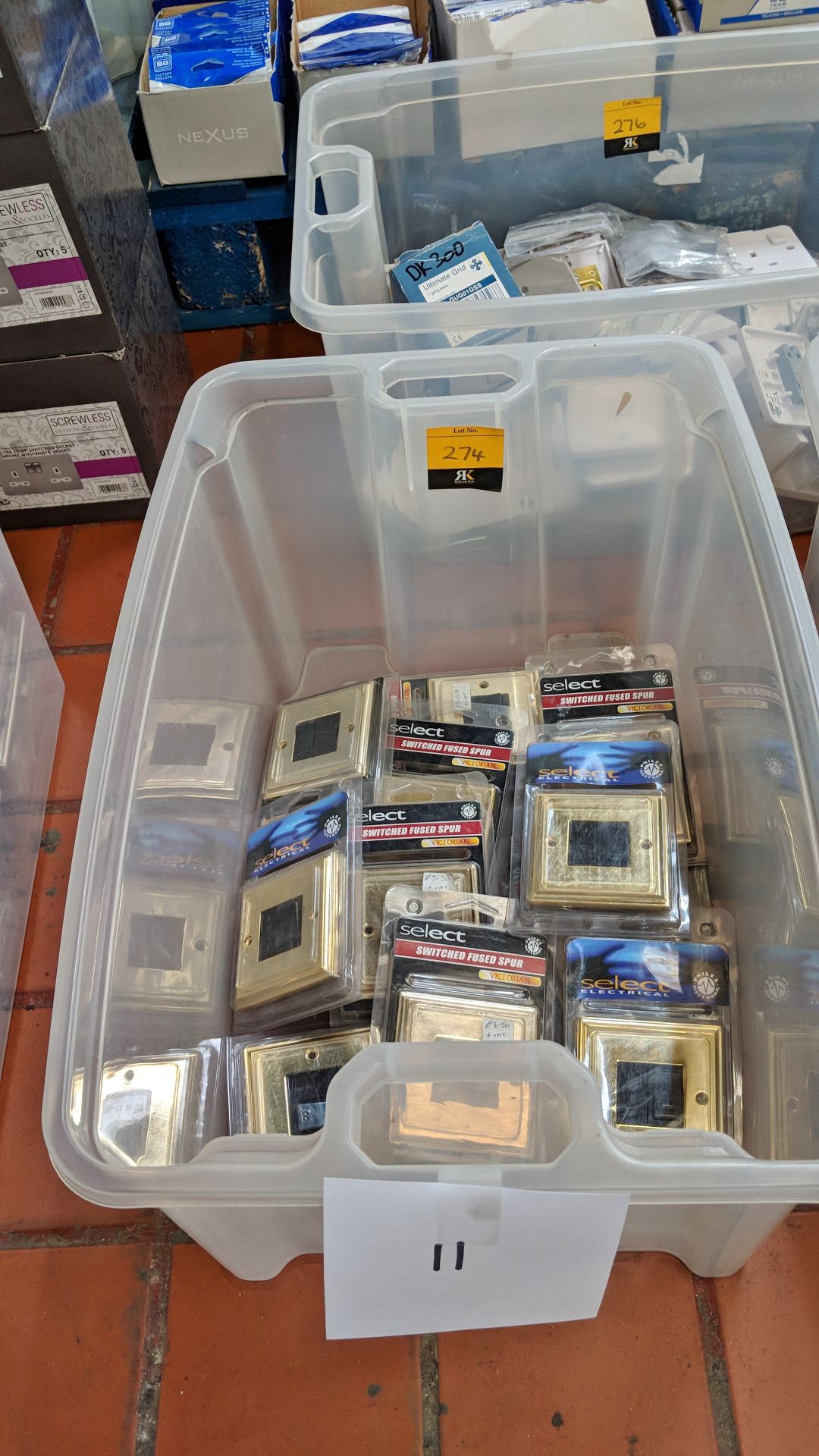 11 off Select brass assorted switches - crate excluded The vast majority of products in this auction