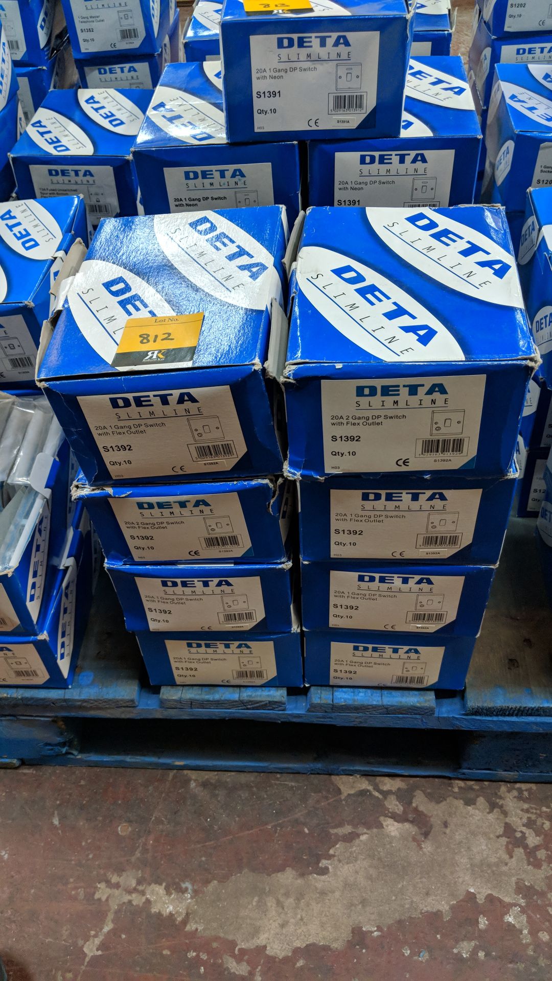 80 off Deta Slimline 20A 1 gang DP switches The vast majority of products in this auction appear