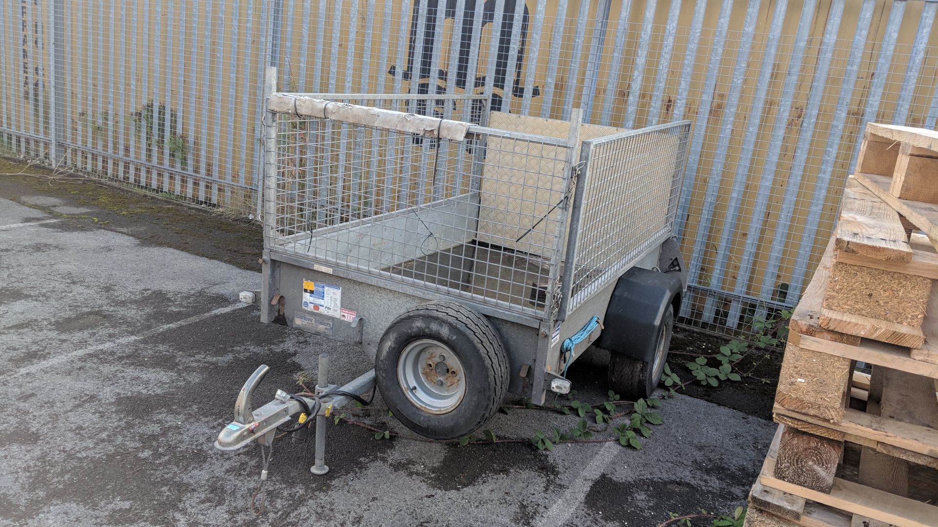 Ifor Williams P6E trailer with folding ramp - Image 4 of 8