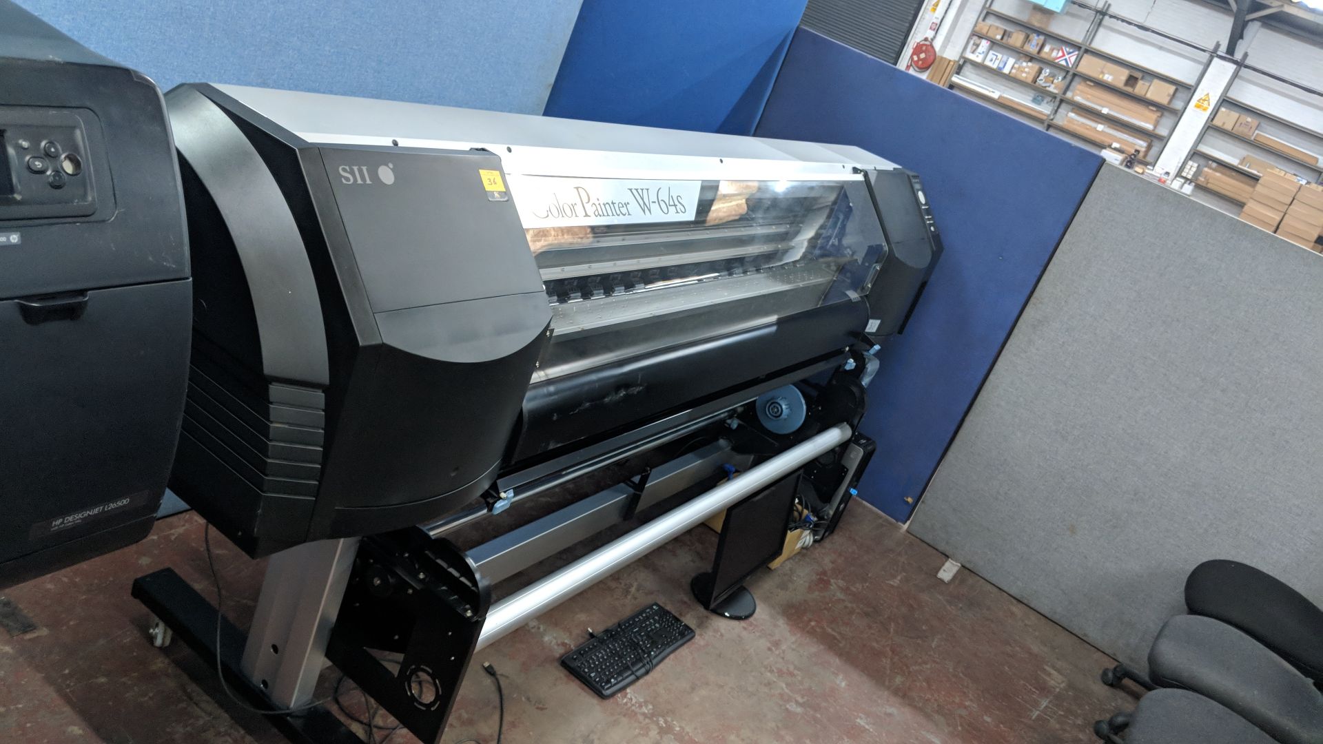 Seiko W-64S SII Color Painter Printer, serial no. 4AA1108A