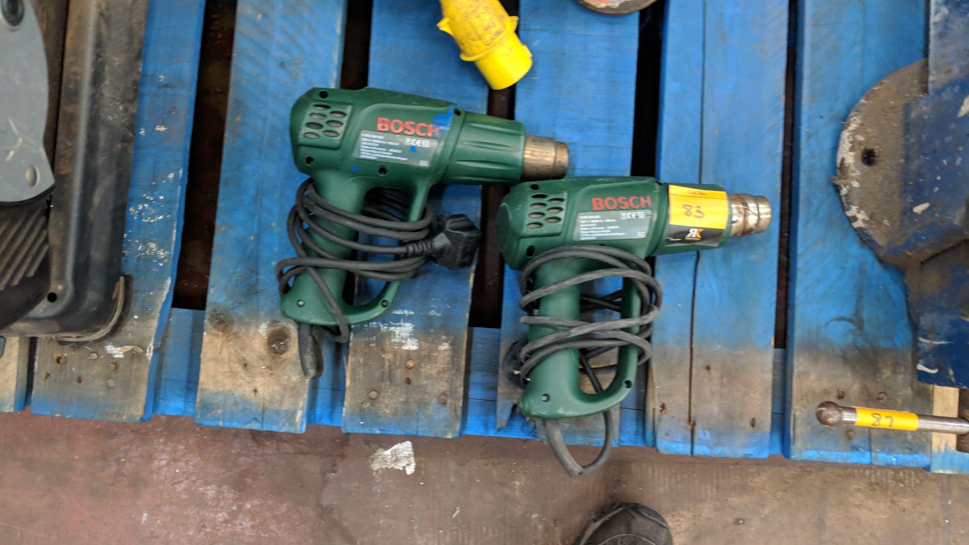 Pair of Bosch heat guns