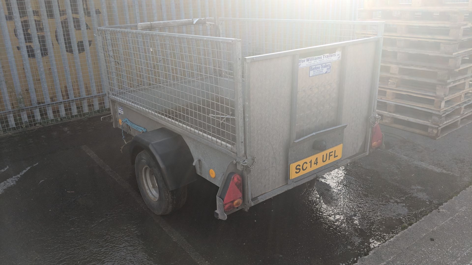 Ifor Williams P6E trailer with folding ramp - Image 7 of 8