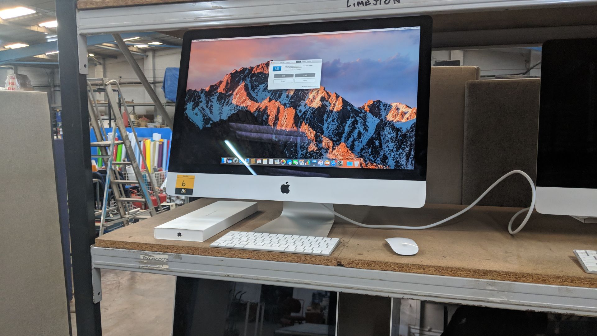 2017 Apple iMac 27" computer with retina 5K display, 3.4GHz, quad core Intel Core i5 - Image 2 of 14