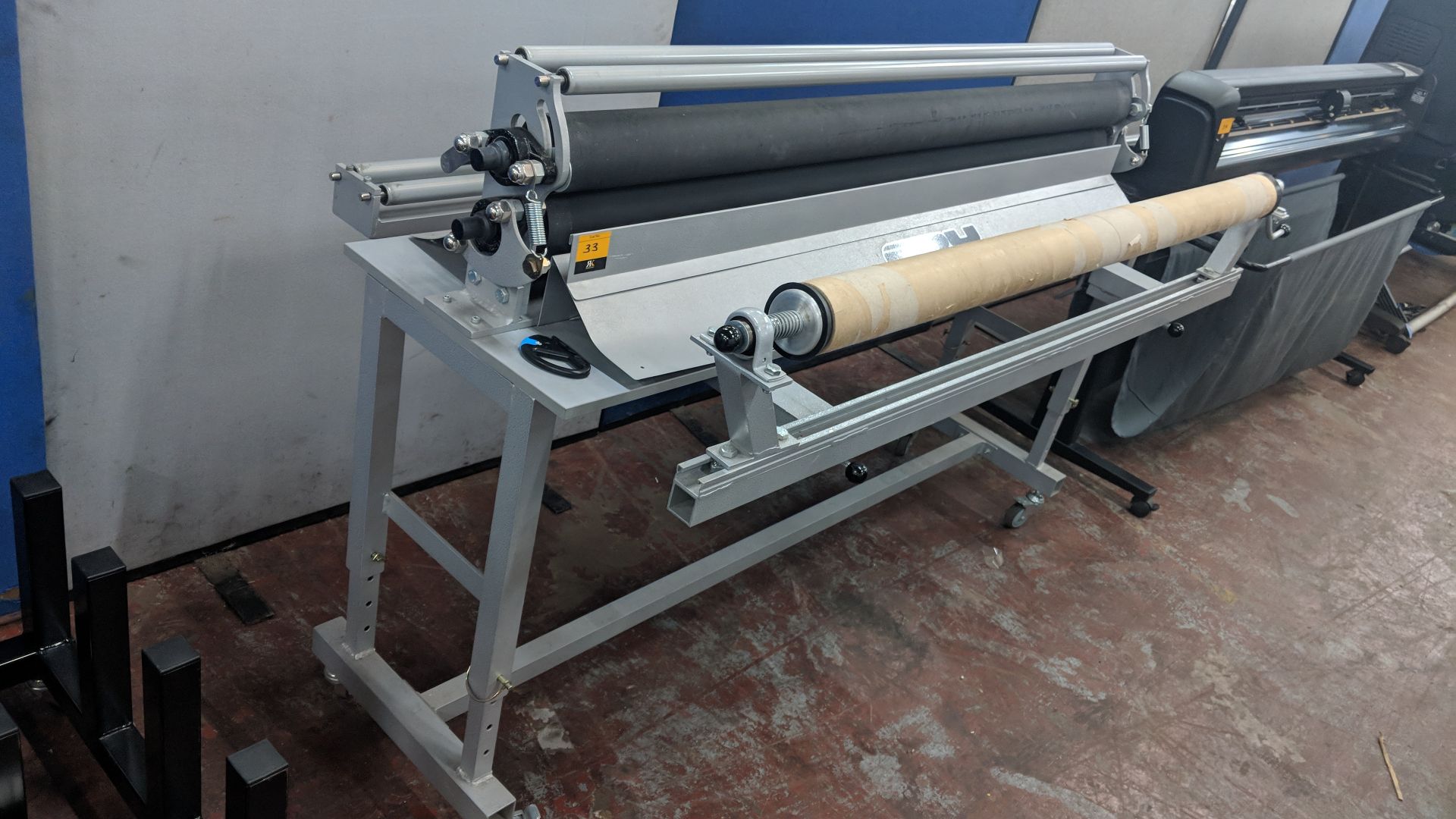 Ezy Taper mobile floor standing laminator