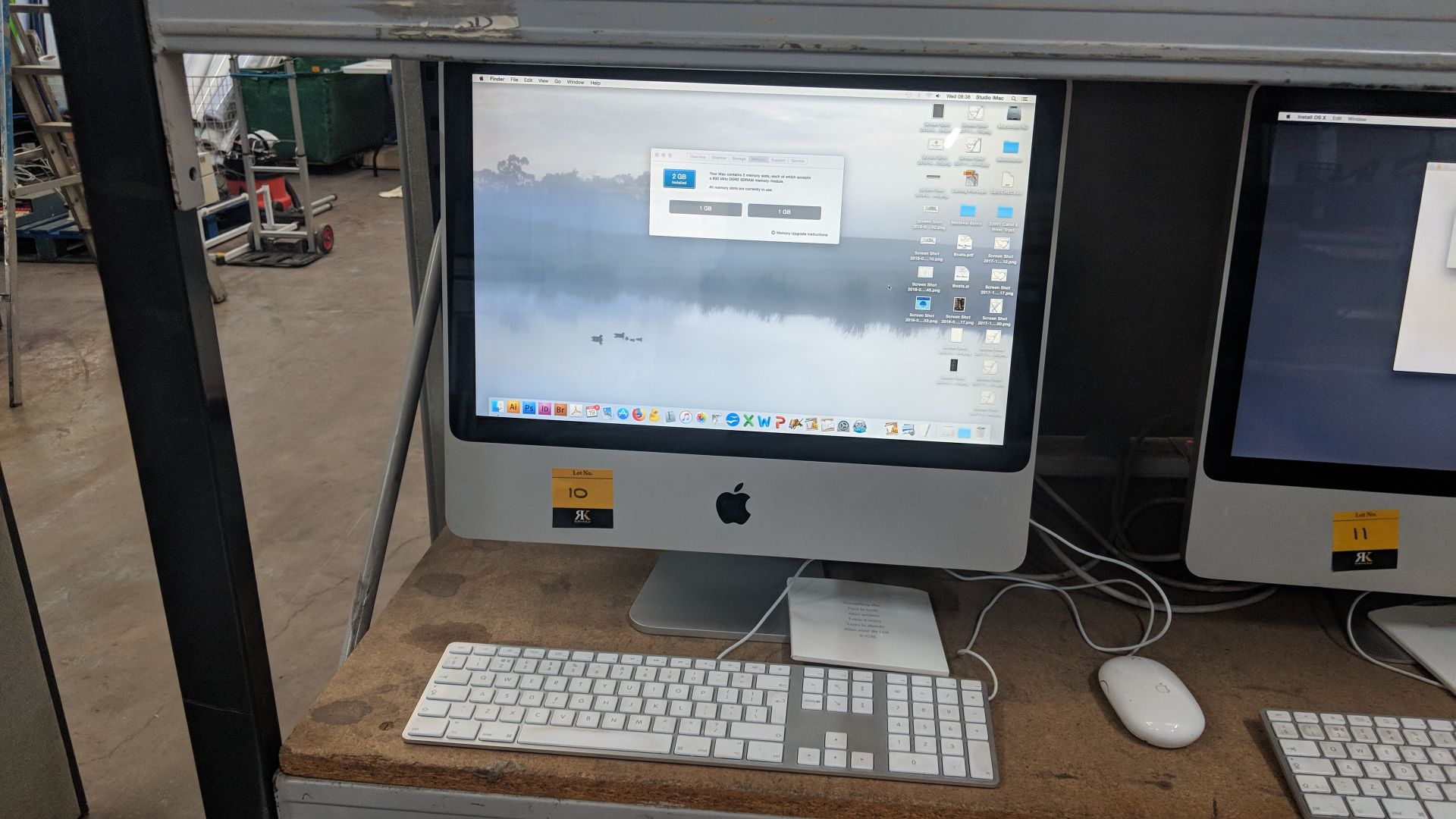 Apple iMac 20" computer with 2.66GHz Intel Core 2 duo processor, solid state hard drive - Image 9 of 9