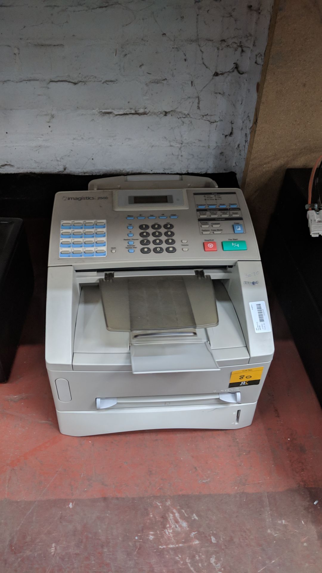 Imagistics model 2500 fax machine IMPORTANT: Please remember goods successfully bid upon must be - Image 3 of 3