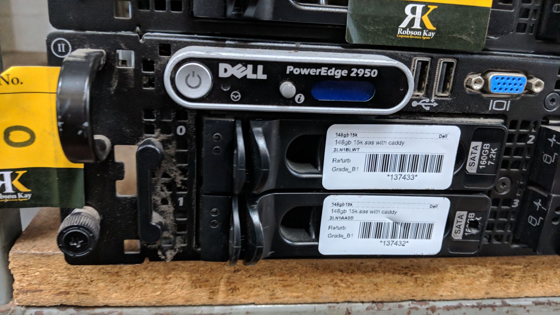 Dell PowerEdge 2950 rack mountable server with twin 2.66GHz Xeon processors, 16Gb RAM, PERC 5i - Image 2 of 9