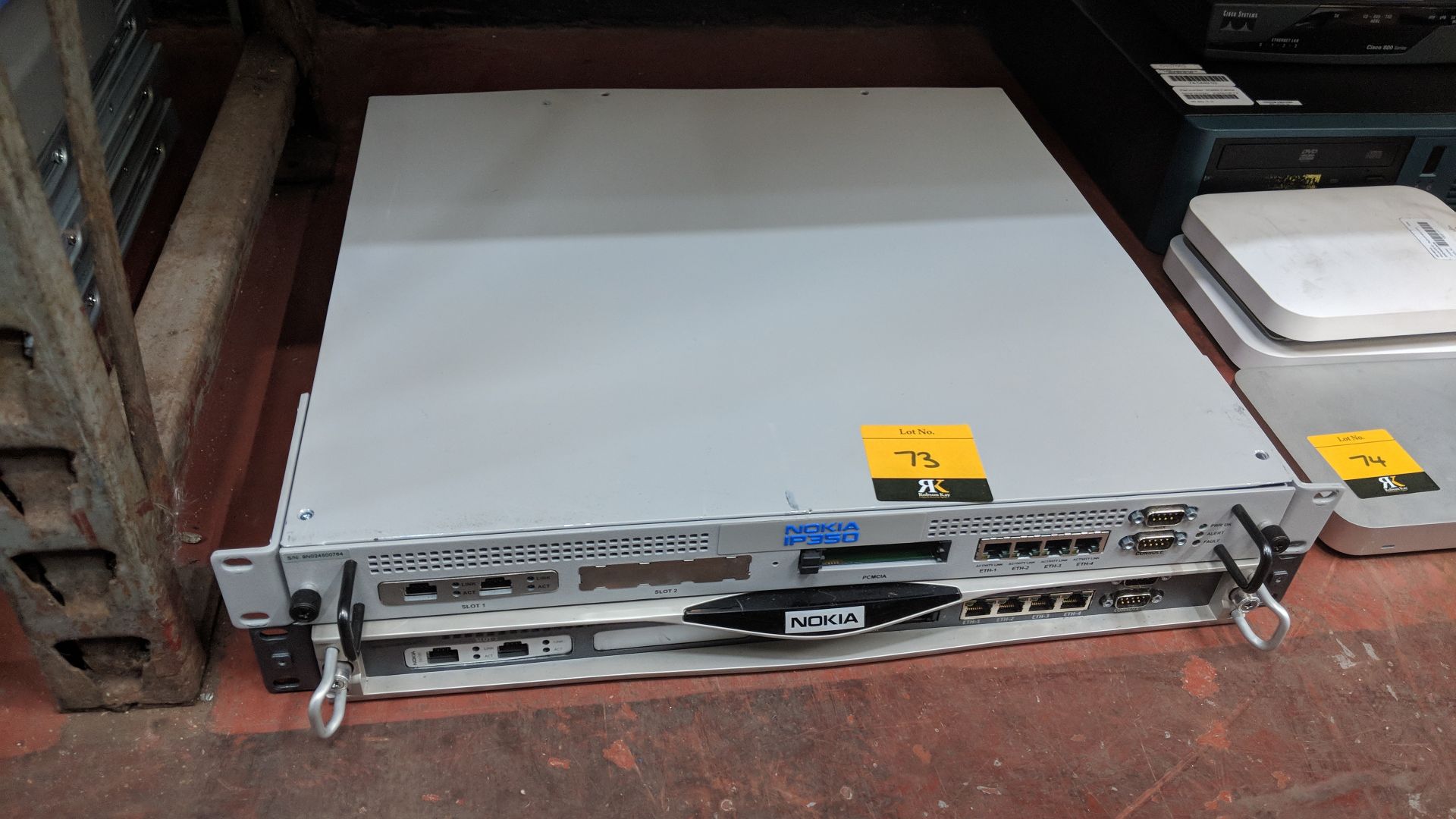 2 off assorted Nokia rack mountable firewalls IP350 IMPORTANT: Please remember goods successfully