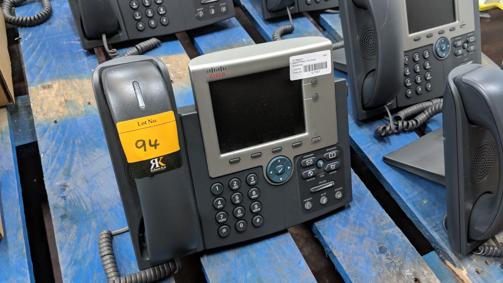 7 off Cisco model CP-7945G IP telephone handsets IMPORTANT: Please remember goods successfully bid - Image 2 of 8