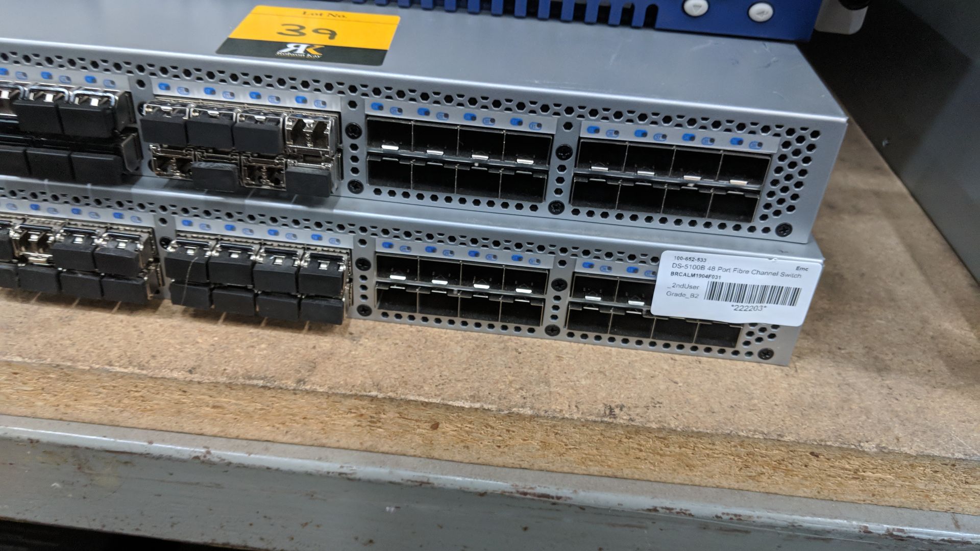 2 off EMC model DS-5100B 24/40-port fibre channel switches IMPORTANT: Please remember goods - Image 10 of 11