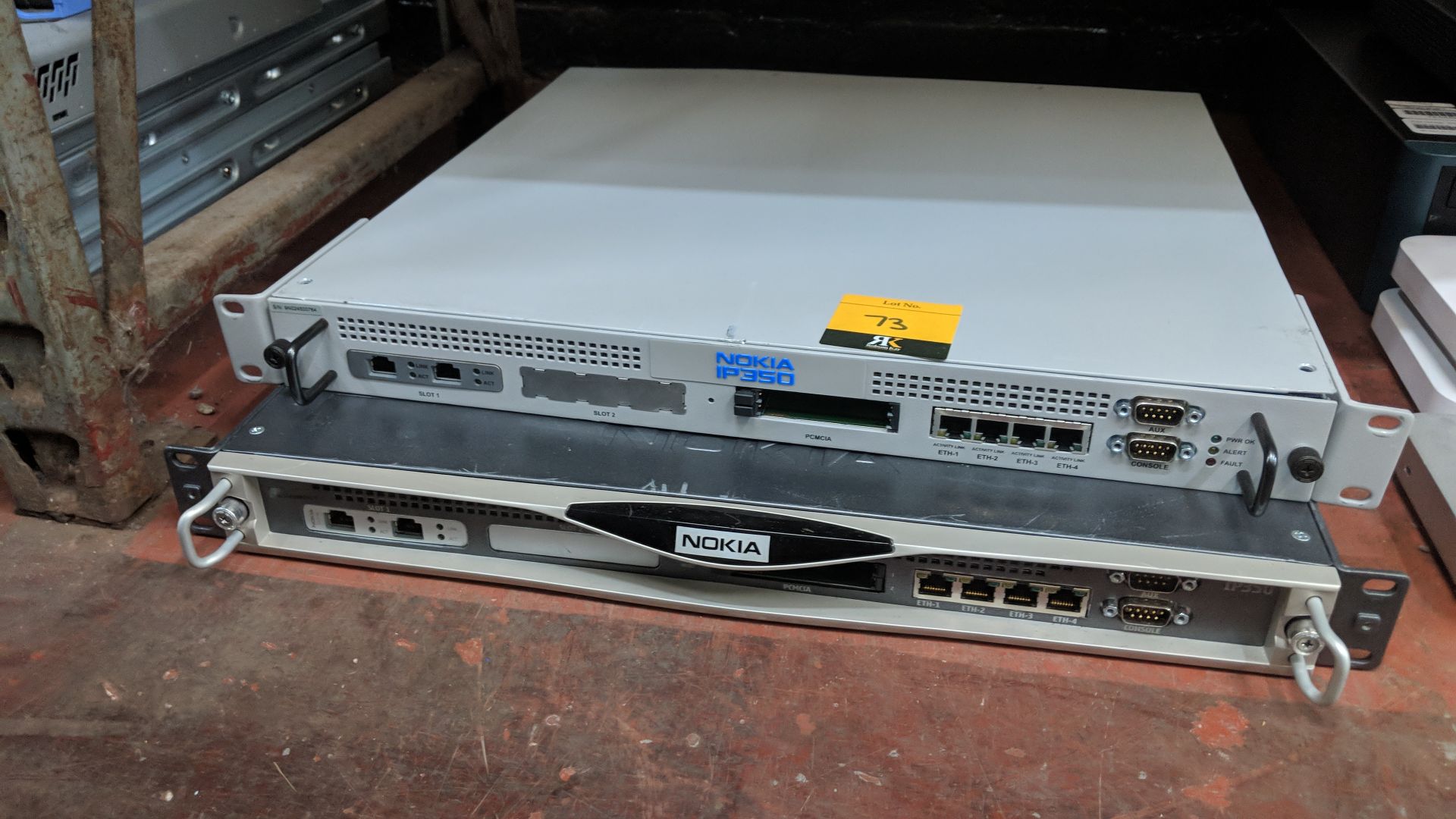 2 off assorted Nokia rack mountable firewalls IP350 IMPORTANT: Please remember goods successfully - Image 3 of 6