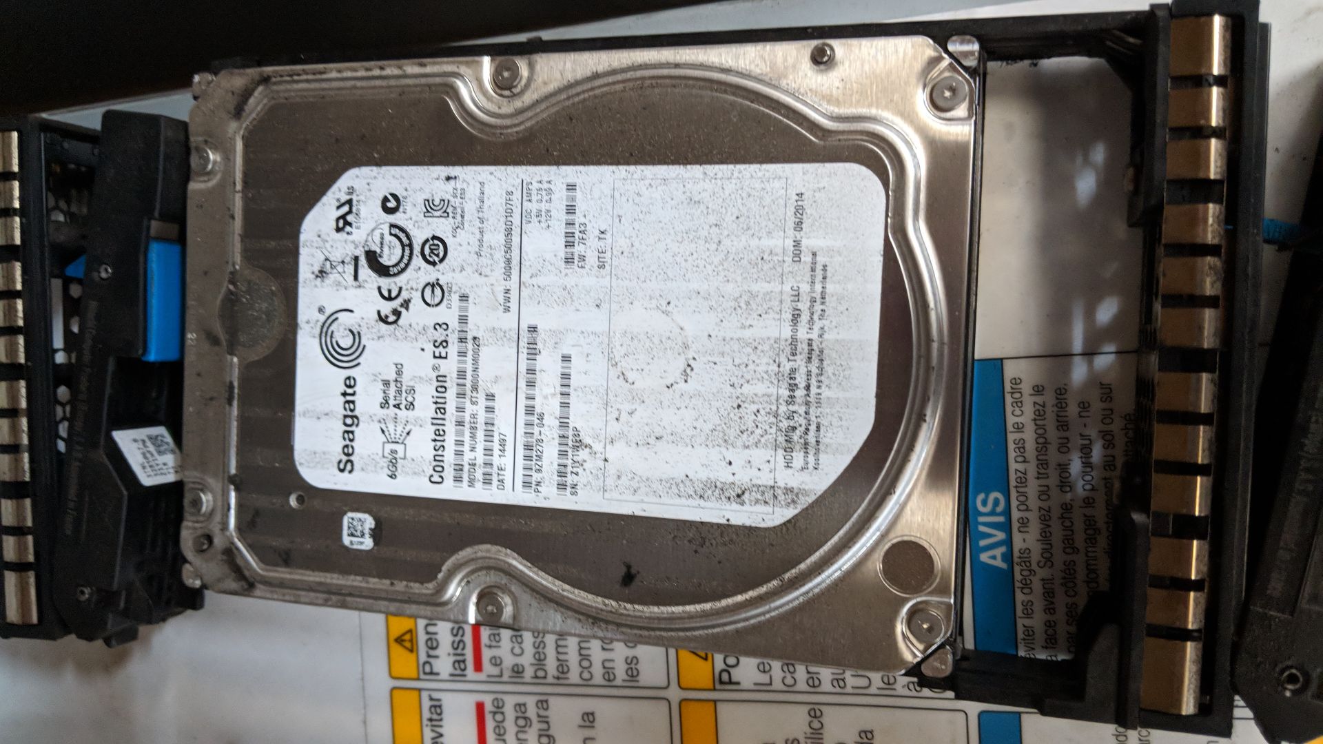 Hitachi server with 5 off 3Tb Seagate Constellation ES.3 hard drives IMPORTANT: Please remember - Image 3 of 6