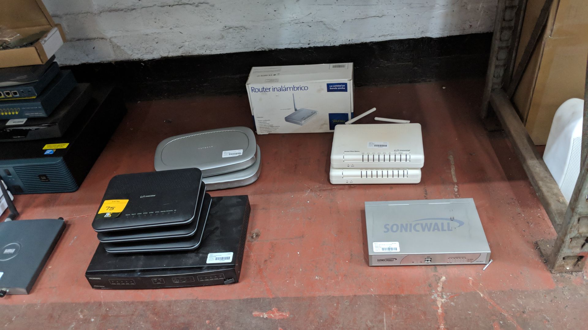 10 off assorted routers & similar as pictured including SonicWall IMPORTANT: Please remember goods