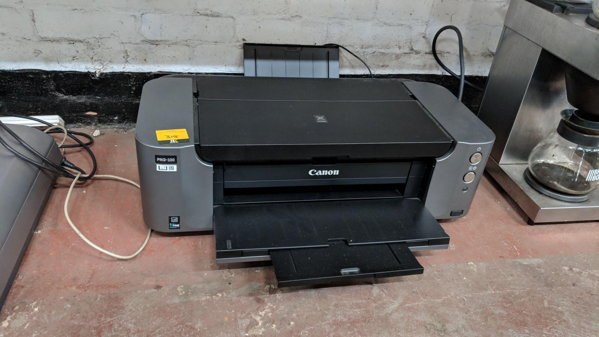 Canon Pro-100 A3 inkjet printer plus the contents of a crate of inkjet cartridges IMPORTANT: - Image 8 of 8