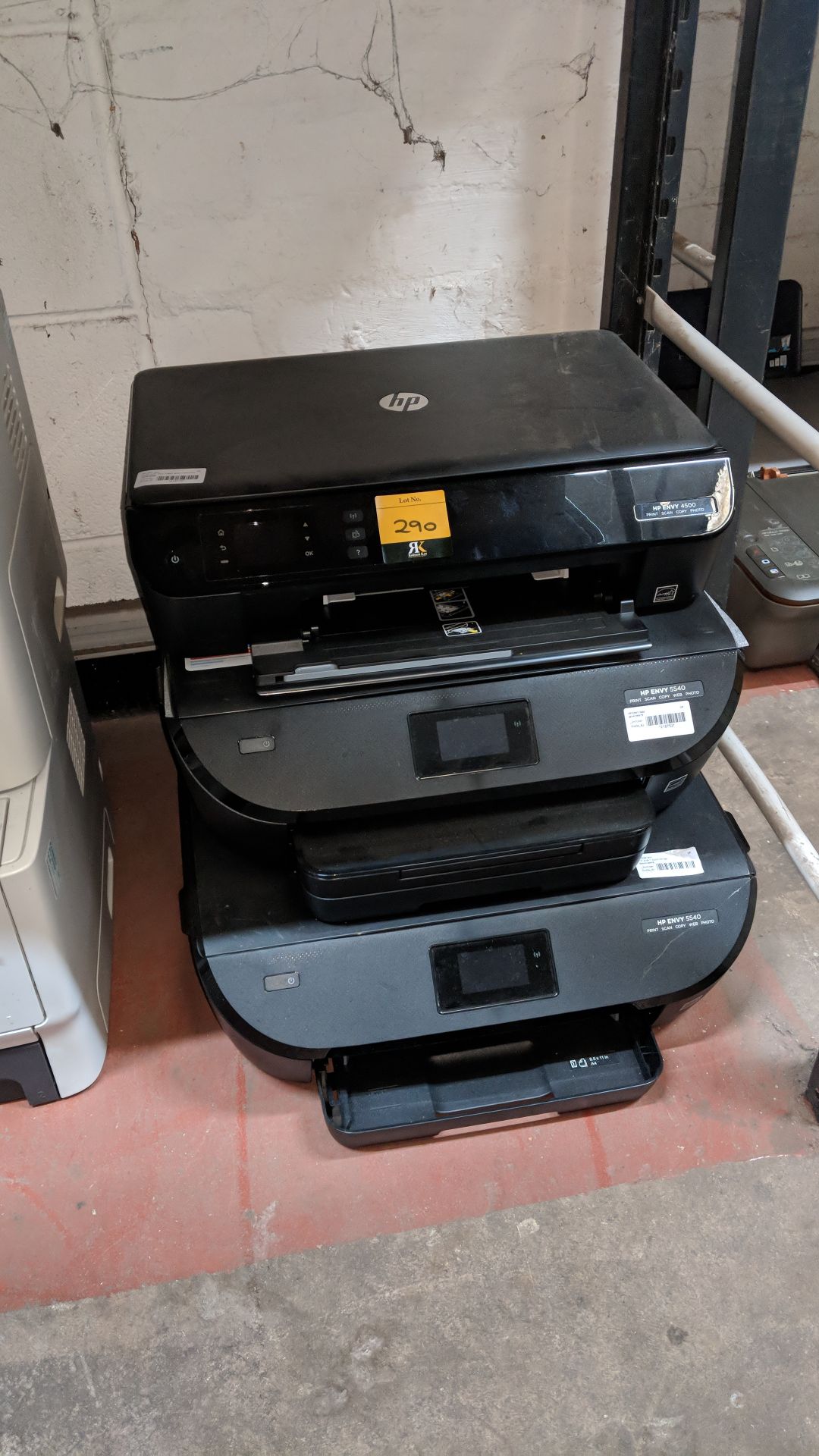 3 off assorted HP inkjet multifunction printers IMPORTANT: Please remember goods successfully bid