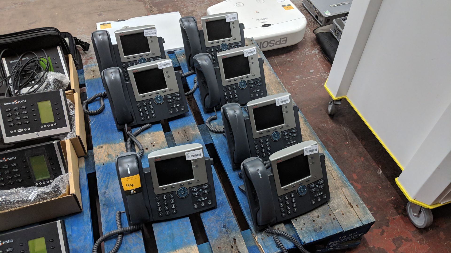 7 off Cisco model CP-7945G IP telephone handsets IMPORTANT: Please remember goods successfully bid