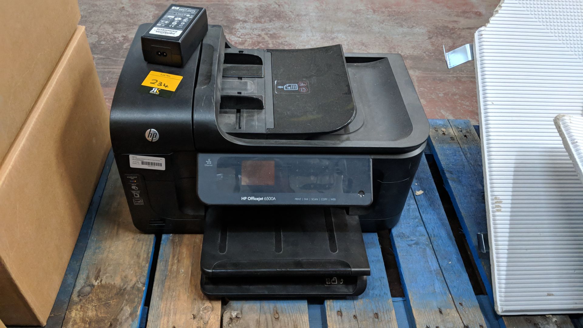 HP OfficeJet 6500A multifunction printer IMPORTANT: Please remember goods successfully bid upon must