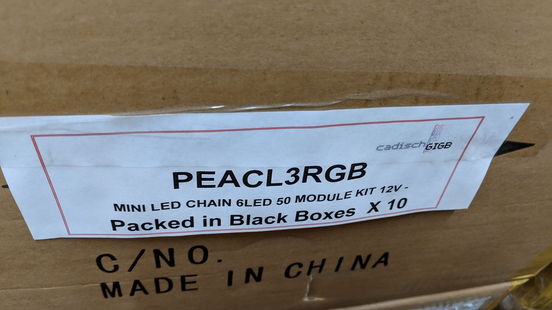 30 packs of LED mini chain, RGB, for sign making & similar This lot is one of a number of lots being - Image 2 of 3