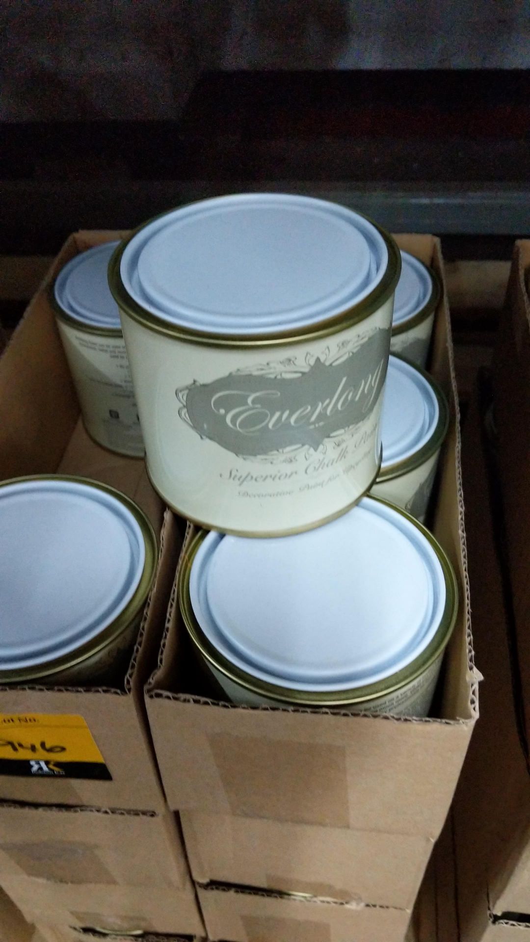 30 off 500ml tins of Everlong branded superior chalk paint - colour Mandarin. NB the tins in this - Image 2 of 2