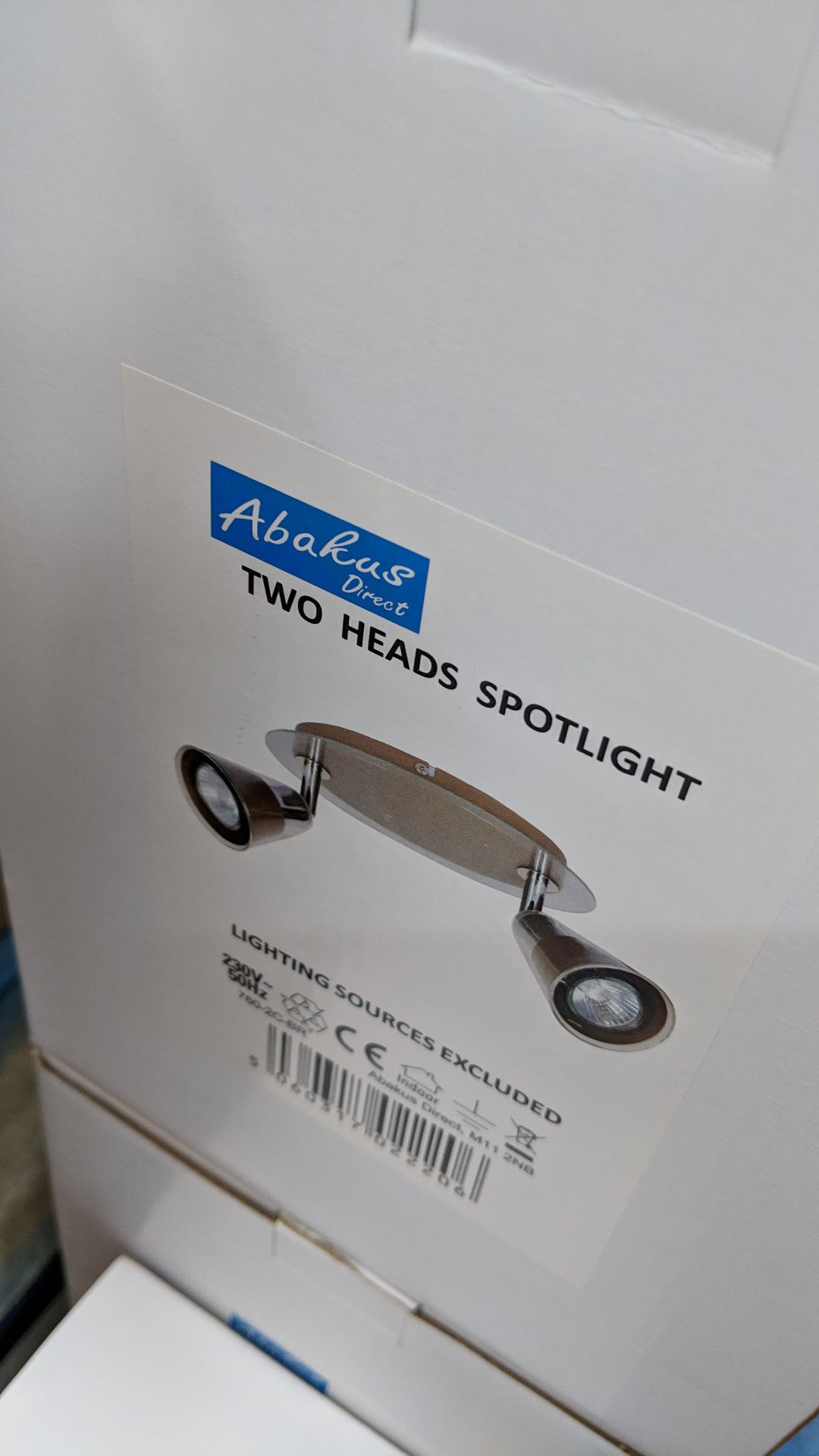 18 off matching Abakus 2 head spot lights, model code 760-2C (brown/silver finish) This lot is one - Image 2 of 3