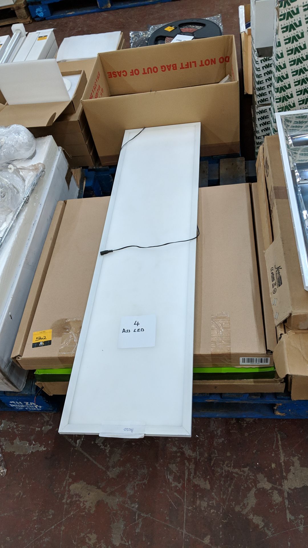 4 off assorted LED flat panel units This lot is one of a number of lots in this sale being sold on