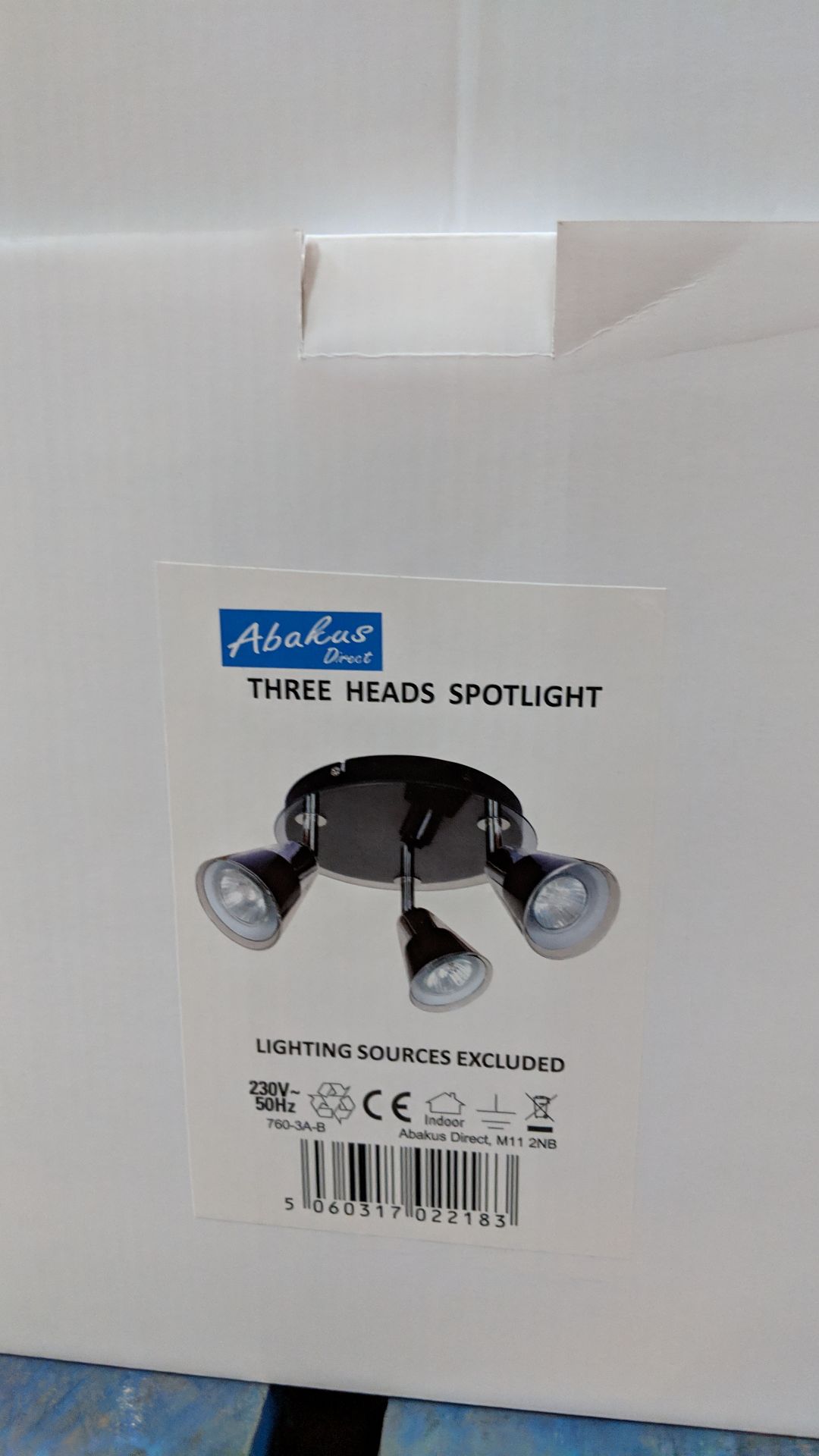 Quantity of matching Abakus spot lights comprising 6 off 3 head spot lights, 6 off 2 head spot - Image 4 of 4