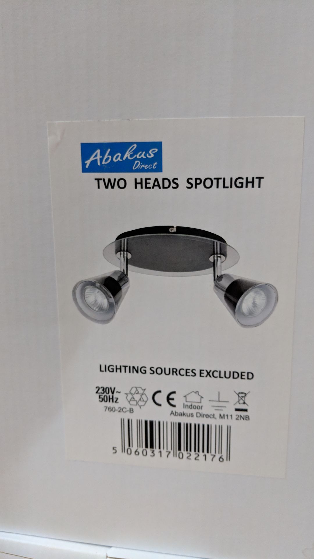 Quantity of matching Abakus spot lights comprising 24 off 3 head spot lights & 12 off 2 head spot - Image 2 of 3