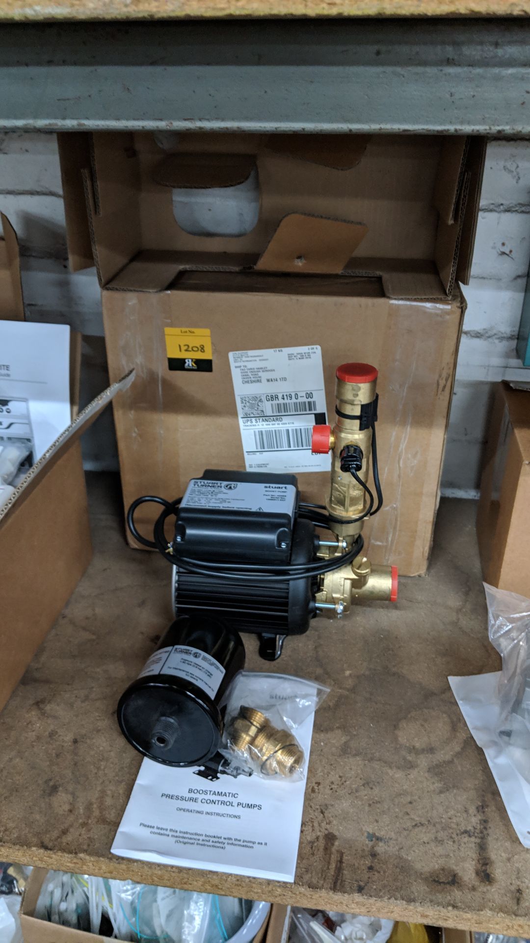 Stuart Turner duty head 2.8 bar shower boost pump This lot is one of a number of lots being sold