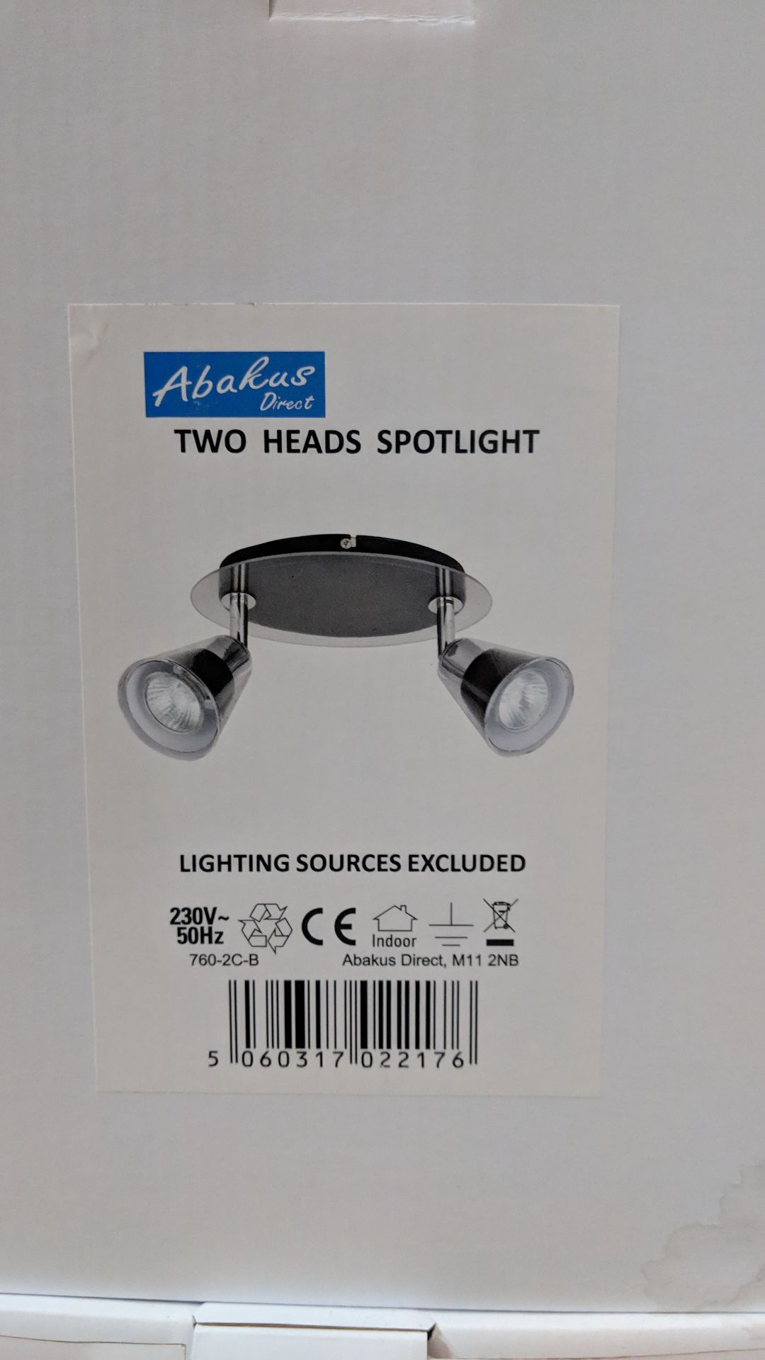 Quantity of matching Abakus spot lights comprising 24 off 3 head spot lights & 24 off 2 head spot - Image 2 of 3