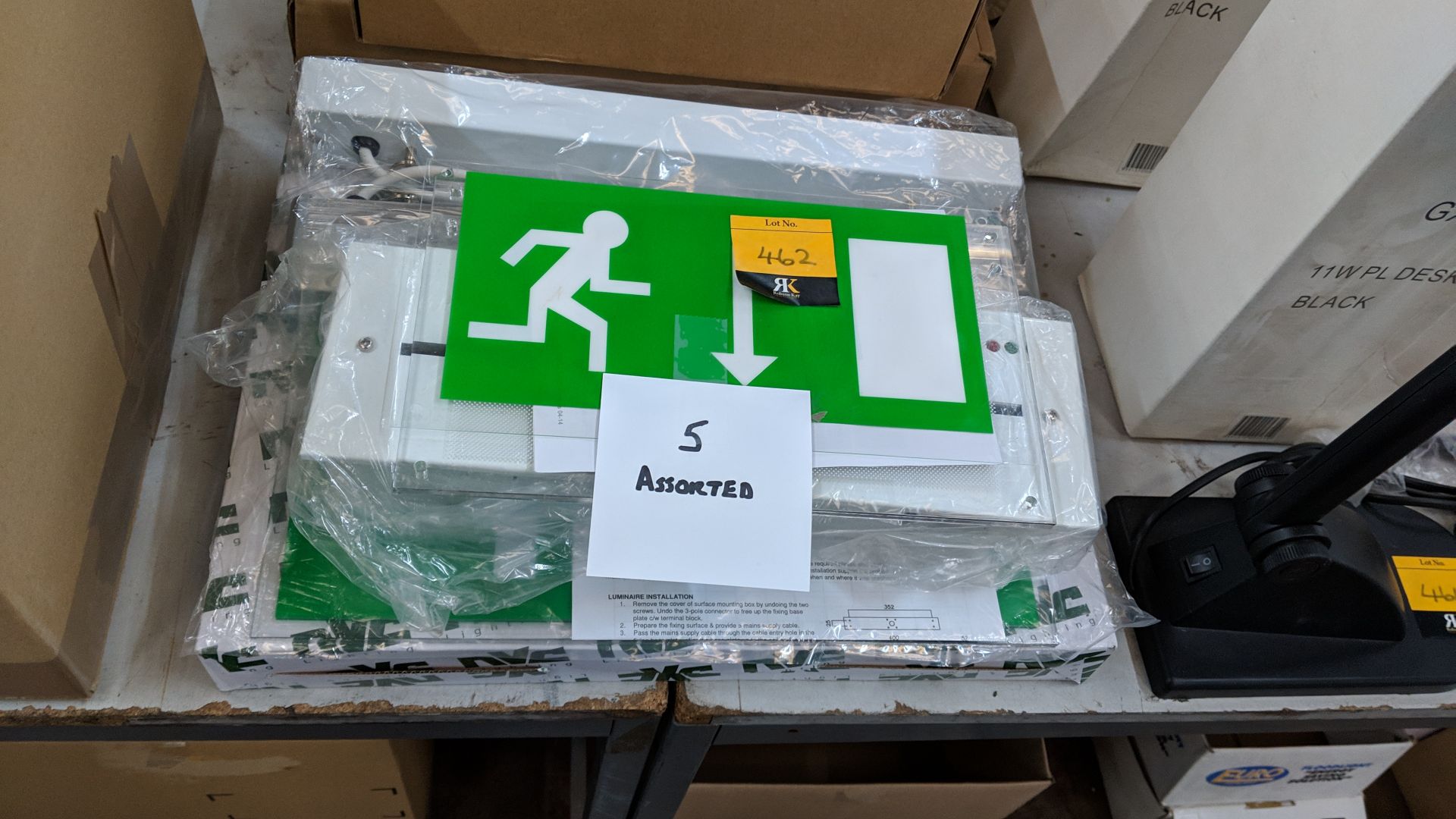 5 off assorted emergency lighting units This lot is one of a number of lots in this sale being - Image 2 of 3