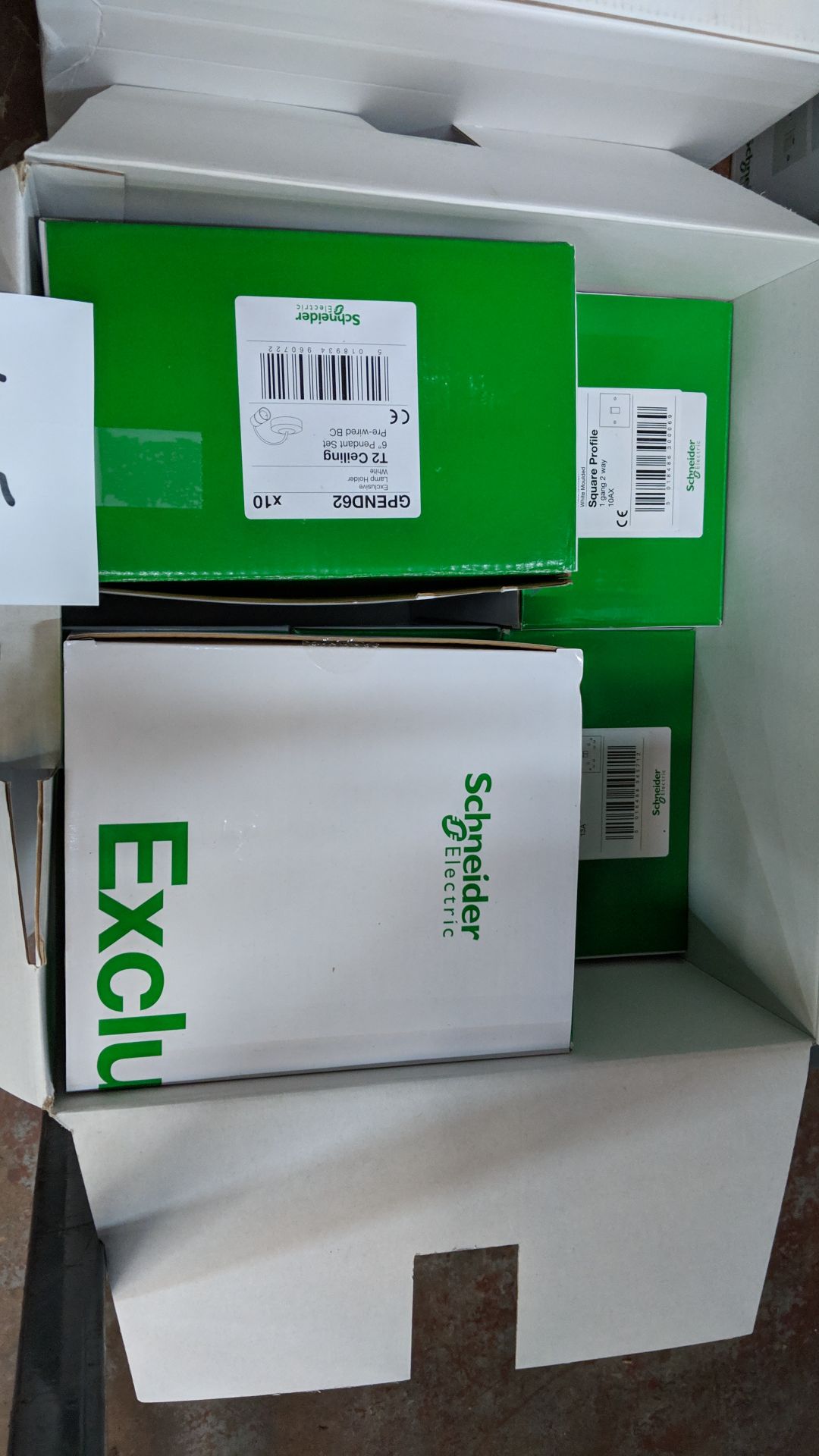 5 off Schneider electric exclusive van packs comprising switch sockets, switches, pre-wired - Image 2 of 7