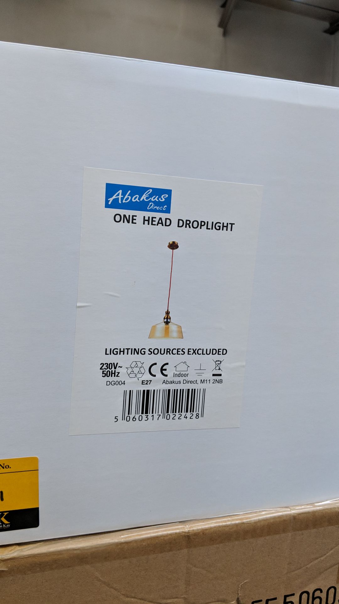 16 off Abakus model DG004 one head droplight light fittings This lot is one of a number of lots in - Image 2 of 3