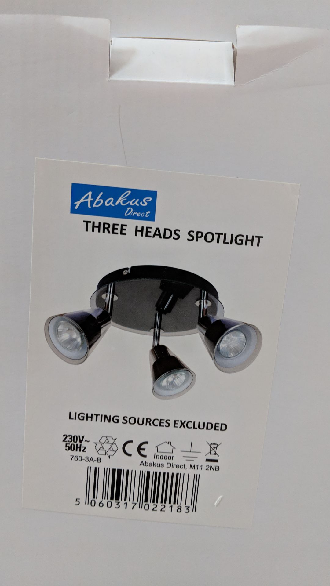 Quantity of matching Abakus spot lights comprising 24 off 3 head spot lights & 24 off 2 head spot - Image 3 of 3